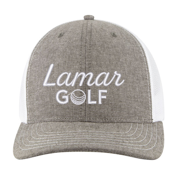 Lamar Golf - OTTO Cap 6 Panel Mid Profile Mesh Back Trucker Hat Thumbnail
