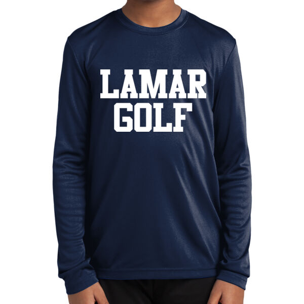 Lamar Golf - Youth Long Sleeve PosiCharge ® Competitor™ Tee Thumbnail