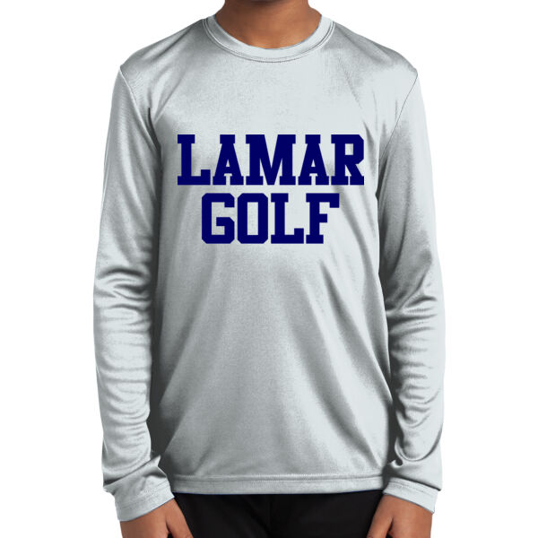 Lamar Golf - Youth Long Sleeve PosiCharge ® Competitor™ Tee Thumbnail