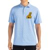 Cutter & Buck Virtue Eco Pique Tile Print Recycled Mens Polo Thumbnail