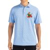 Cutter & Buck Virtue Eco Pique Tile Print Recycled Mens Polo Thumbnail