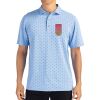 Cutter & Buck Virtue Eco Pique Tile Print Recycled Mens Polo Thumbnail