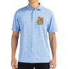 Cutter & Buck Virtue Eco Pique Tile Print Recycled Mens Polo Thumbnail