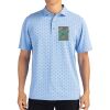 Cutter & Buck Virtue Eco Pique Tile Print Recycled Mens Polo Thumbnail