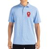 Cutter & Buck Virtue Eco Pique Tile Print Recycled Mens Polo Thumbnail
