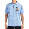 Cutter & Buck Virtue Eco Pique Tile Print Recycled Mens Polo Thumbnail