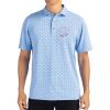 Cutter & Buck Virtue Eco Pique Tile Print Recycled Mens Polo Thumbnail