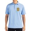 Cutter & Buck Virtue Eco Pique Tile Print Recycled Mens Polo Thumbnail