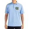 Cutter & Buck Virtue Eco Pique Tile Print Recycled Mens Polo Thumbnail