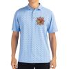 Cutter & Buck Virtue Eco Pique Tile Print Recycled Mens Polo Thumbnail