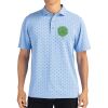 Cutter & Buck Virtue Eco Pique Tile Print Recycled Mens Polo Thumbnail