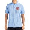 Cutter & Buck Virtue Eco Pique Tile Print Recycled Mens Polo Thumbnail