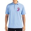 Cutter & Buck Virtue Eco Pique Tile Print Recycled Mens Polo Thumbnail