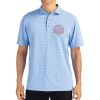Cutter & Buck Virtue Eco Pique Tile Print Recycled Mens Polo Thumbnail