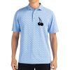 Cutter & Buck Virtue Eco Pique Tile Print Recycled Mens Polo Thumbnail