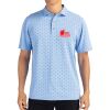Cutter & Buck Virtue Eco Pique Tile Print Recycled Mens Polo Thumbnail