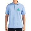 Cutter & Buck Virtue Eco Pique Tile Print Recycled Mens Polo Thumbnail