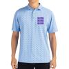 Cutter & Buck Virtue Eco Pique Tile Print Recycled Mens Polo Thumbnail
