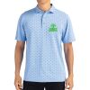 Cutter & Buck Virtue Eco Pique Tile Print Recycled Mens Polo Thumbnail
