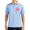 Cutter & Buck Virtue Eco Pique Tile Print Recycled Mens Polo Thumbnail