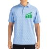 Cutter & Buck Virtue Eco Pique Tile Print Recycled Mens Polo Thumbnail