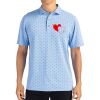 Cutter & Buck Virtue Eco Pique Tile Print Recycled Mens Polo Thumbnail