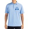 Cutter & Buck Virtue Eco Pique Tile Print Recycled Mens Polo Thumbnail