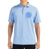 Cutter & Buck Virtue Eco Pique Tile Print Recycled Mens Polo Thumbnail
