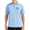 Cutter & Buck Virtue Eco Pique Tile Print Recycled Mens Polo Thumbnail