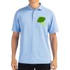 Cutter & Buck Virtue Eco Pique Tile Print Recycled Mens Polo Thumbnail