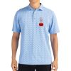 Cutter & Buck Virtue Eco Pique Tile Print Recycled Mens Polo Thumbnail