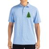 Cutter & Buck Virtue Eco Pique Tile Print Recycled Mens Polo Thumbnail