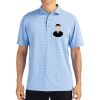 Cutter & Buck Virtue Eco Pique Tile Print Recycled Mens Polo Thumbnail