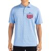 Cutter & Buck Virtue Eco Pique Tile Print Recycled Mens Polo Thumbnail